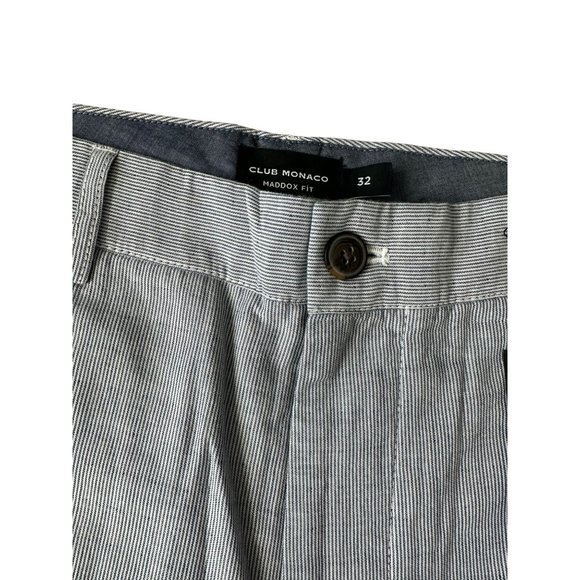 CLUB MONACO Men’s Pinstripe Shorts Size 32 NEW - Picture 4 of 6